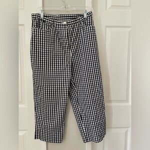 Ralph Lauren Black and White Checkered Chinos